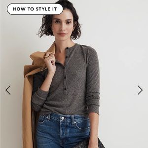 Ribbed Henley Tee